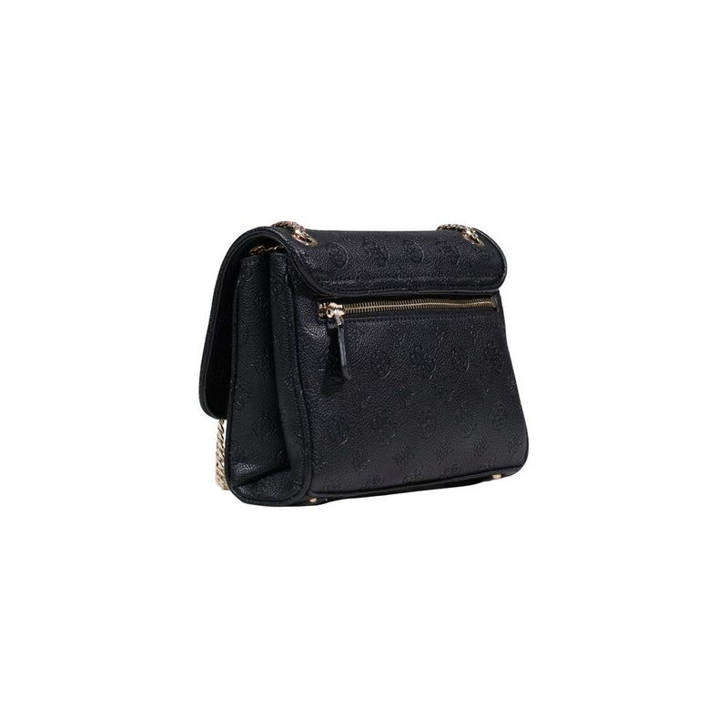 Guess Anise Convertible Xbody Flap Handbag - Black