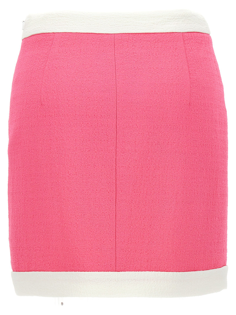 Jupe Longue Multicolore en Viscose Moschino ‘Heart Buttons’