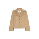 Max Mara Brown Polyamide Full-Length Jacket