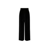 Max Mara Black Cotton Casual Pants