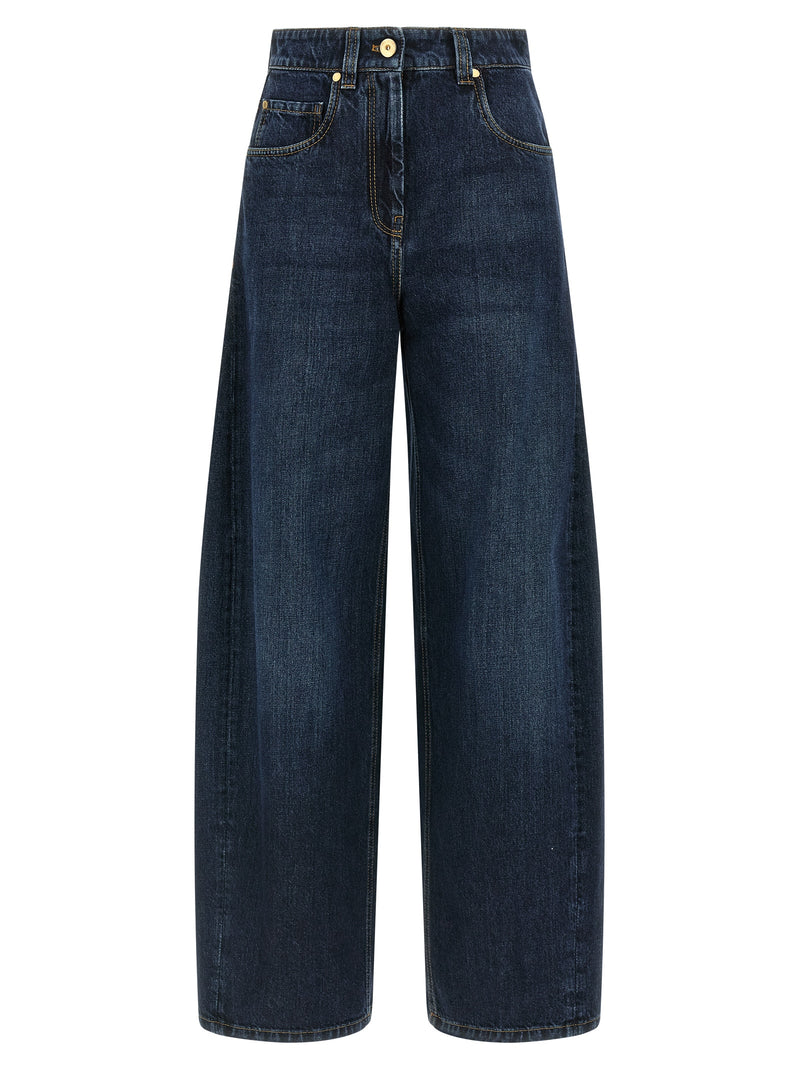 Brunello Cucinelli Blue Cotton Jeans Denim