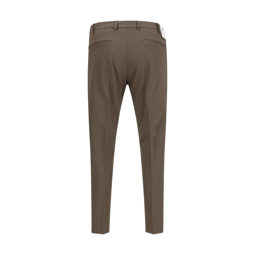 PT Torino Brown Wool Oves Aries Dress Pants
