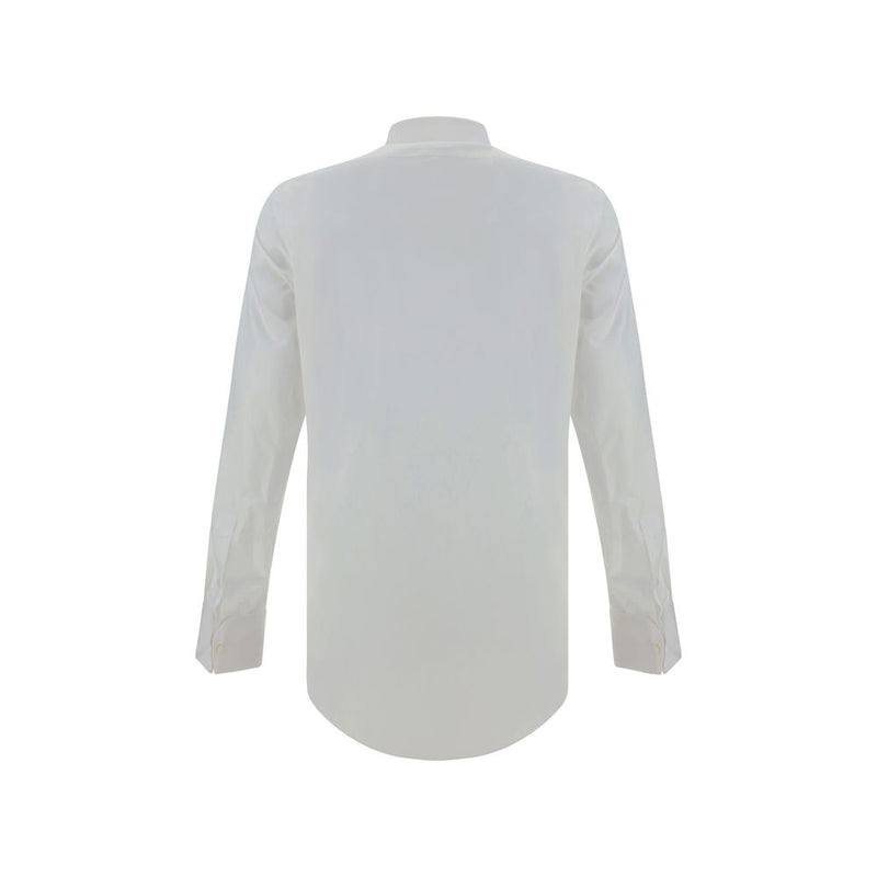 Finamore White Cotton Dress Shirt