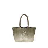 Isabel Marant Bicolor Cotton Shoulder Bag