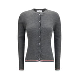 Thom Browne Gray Wool Oves Aries Cardigan
