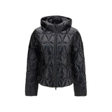 Moose Knuckles Black Goose Down Full-Length Jacket