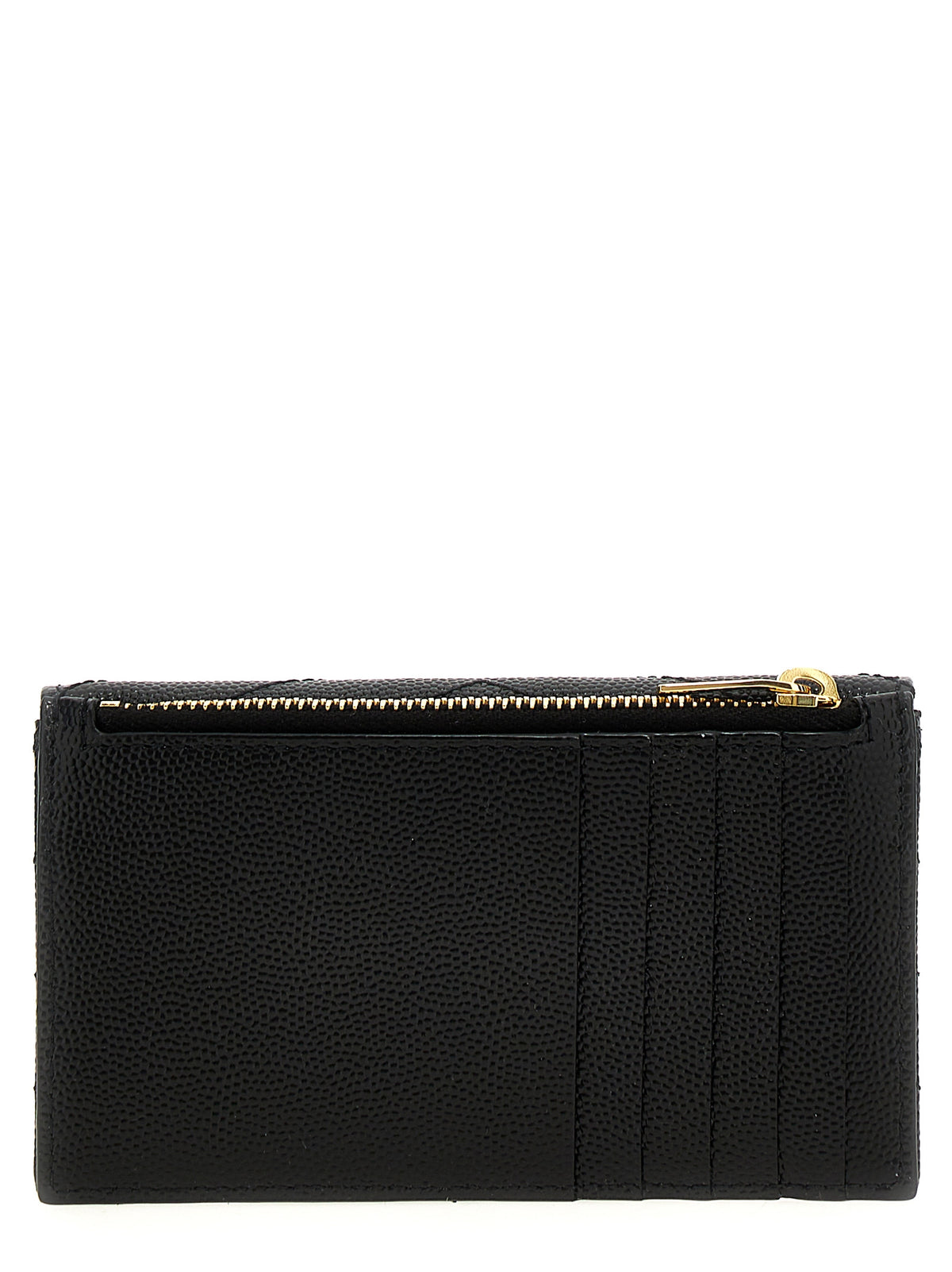 Saint Laurent Black Calfskin Cardholder