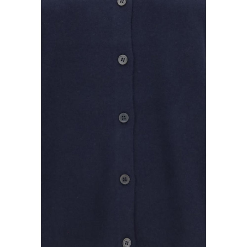 'S Max Mara Blue Wool Oves Aries Cardigan