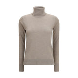 'S Max Mara Beige Wool Oves Aries Turtleneck