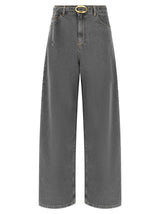 Twinset Gray Cotton Jeans Denim