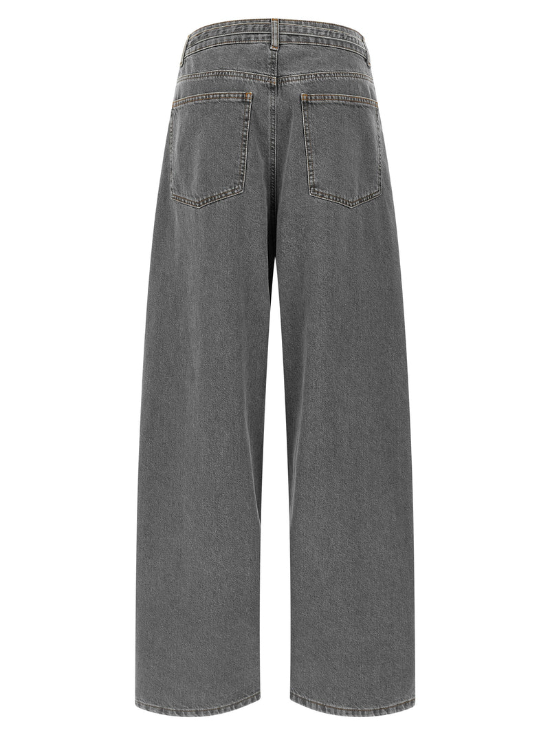 Twinset Gray Cotton Jeans Denim
