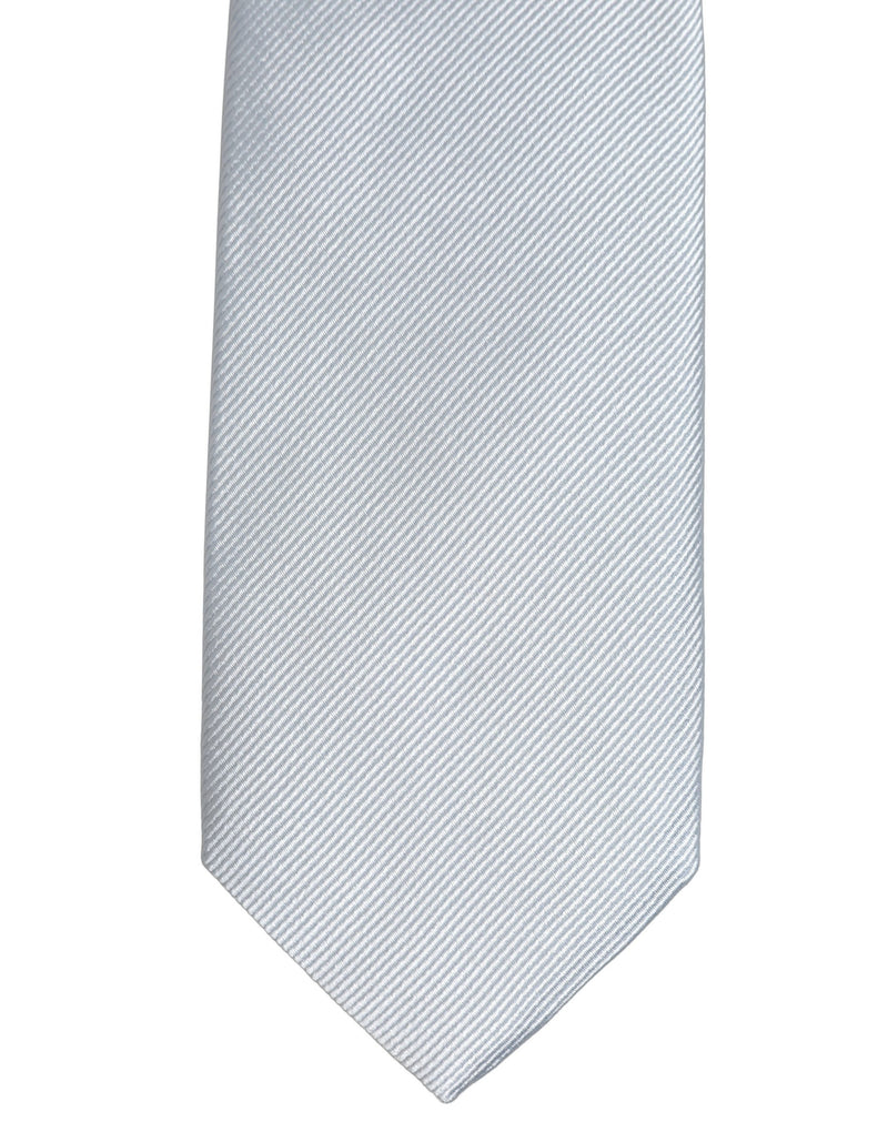Dolce & Gabbana Men Light Blue Silk Classic Adjustable Tied Necktie Tie