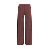 Courrèges Bordeaux Polyester Joggers (Workout Pants)