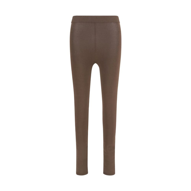 Balenciaga Brown Viscose Leggings