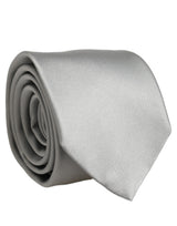 Dolce & Gabbana Gray Satin 100% Silk Adjustable Tied Men Necktie Tie