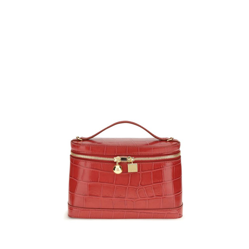 Jacquemus Red Calf Leather Bos Taurus Shoulder Bag