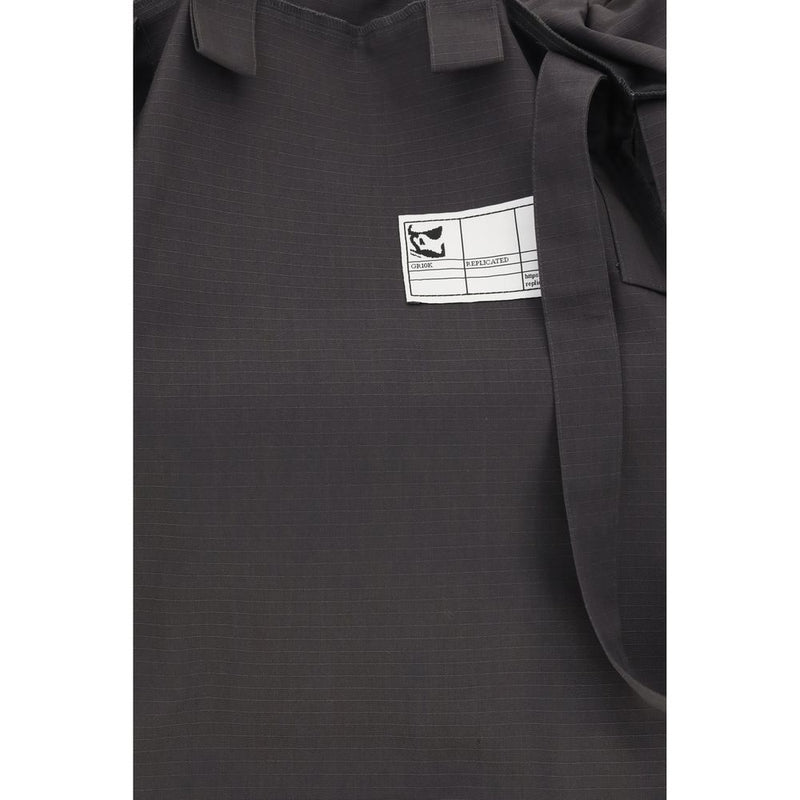 GR10K Gray Polyester Shoulder Bag