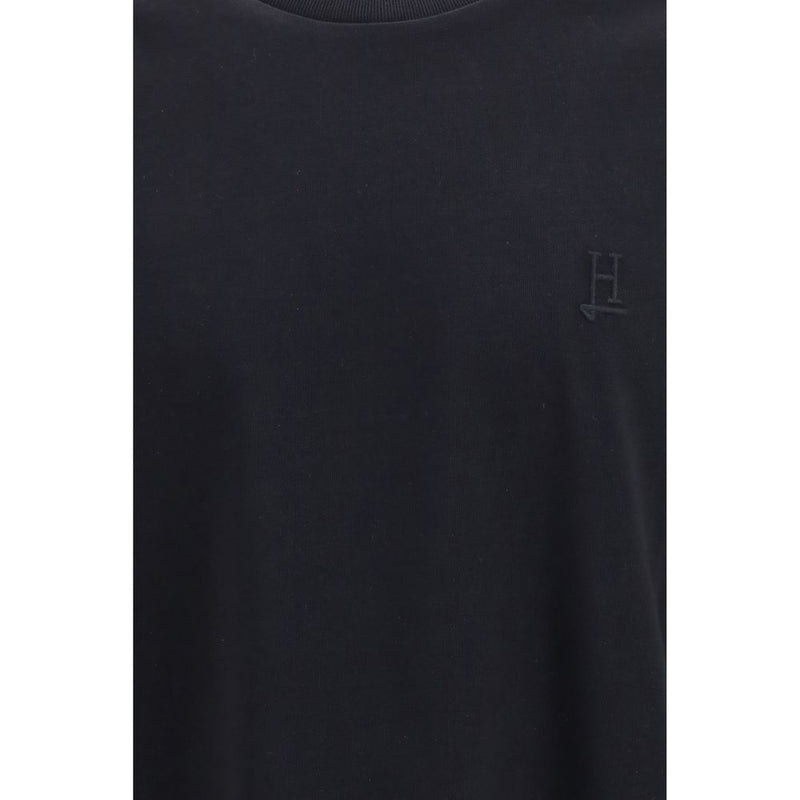 Herno Black Cotton T-Shirt