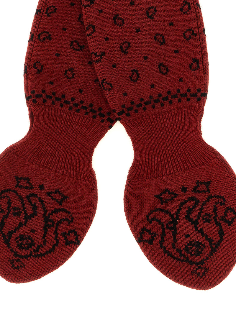 Guest in Residence Red Wool Foulard
