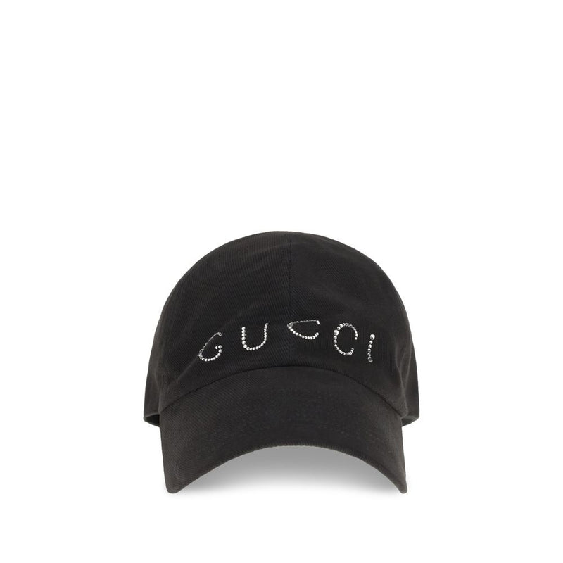 Gucci Black Cotton Cap (Baseball Hat)