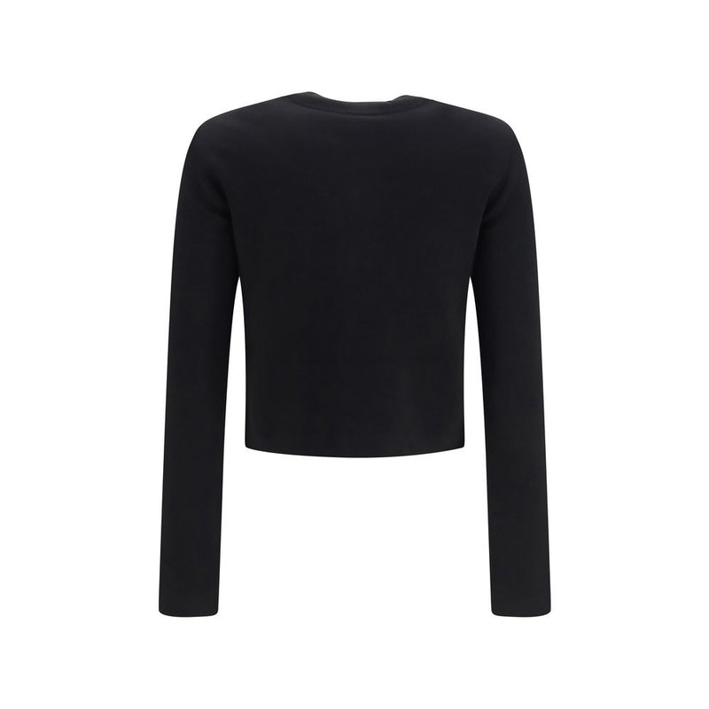 Balmain Black Viscose Cardigan