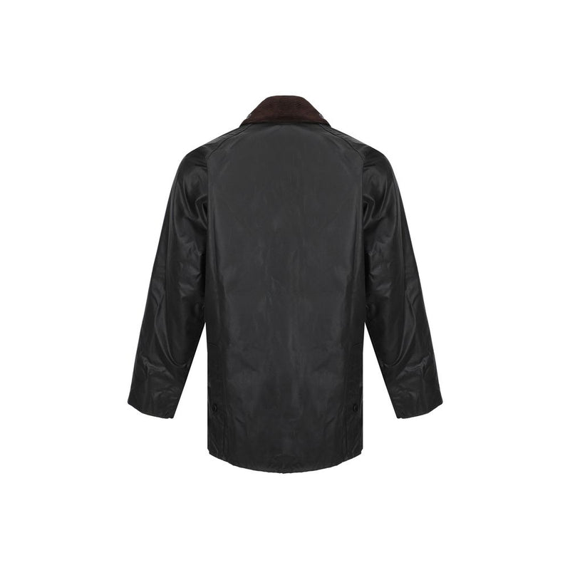 Barbour Black Cotton Full-Length Jacket