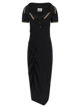 Vivienne Westwood Black Cotton Midi Dress