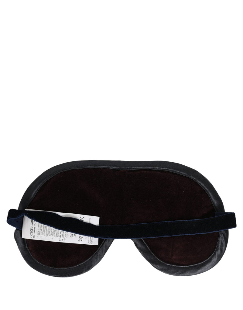 Dolce & Gabbana Multicolor Patterned Cotton Blend Sleep Mask