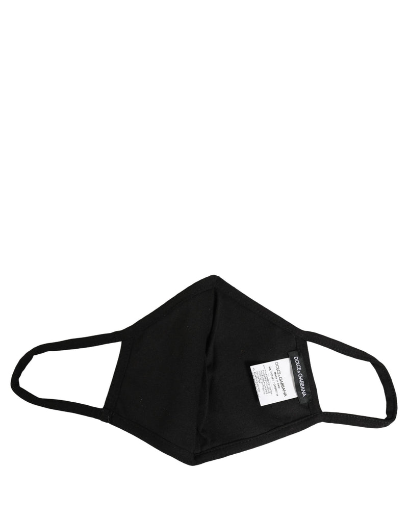 Dolce & Gabbana Multicolor Plaid Tartan Elastic Ear Strap Face Mask