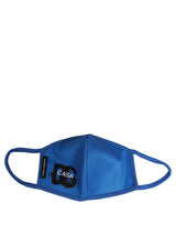 Dolce & Gabbana Blue Polyester DG CASA Logo Elastic Ear Strap Face Mask