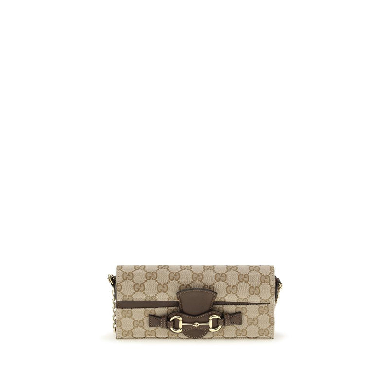Gucci Beige Fabric Wallet
