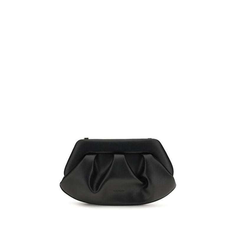 THEMOIRè Black Recycled Leather Shoulder Bag
