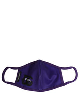 Dolce & Gabbana Purple Polyester DG CASA Logo Elastic Ear Strap Face Mask