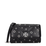 Tory Burch Black Leather Clutch Bag