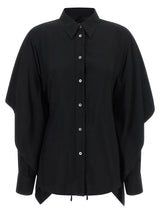 Maison Margiela Black Viscose Blouse