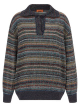 Missoni Multicolor Viscose Polo Shirt