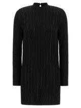 Twinset Black Viscose Short Dress