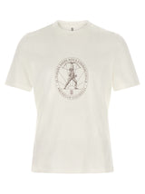 Brunello Cucinelli White Cotton T-Shirt