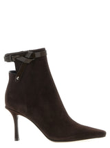 Jimmy Choo Brown Leather Ankle Boots