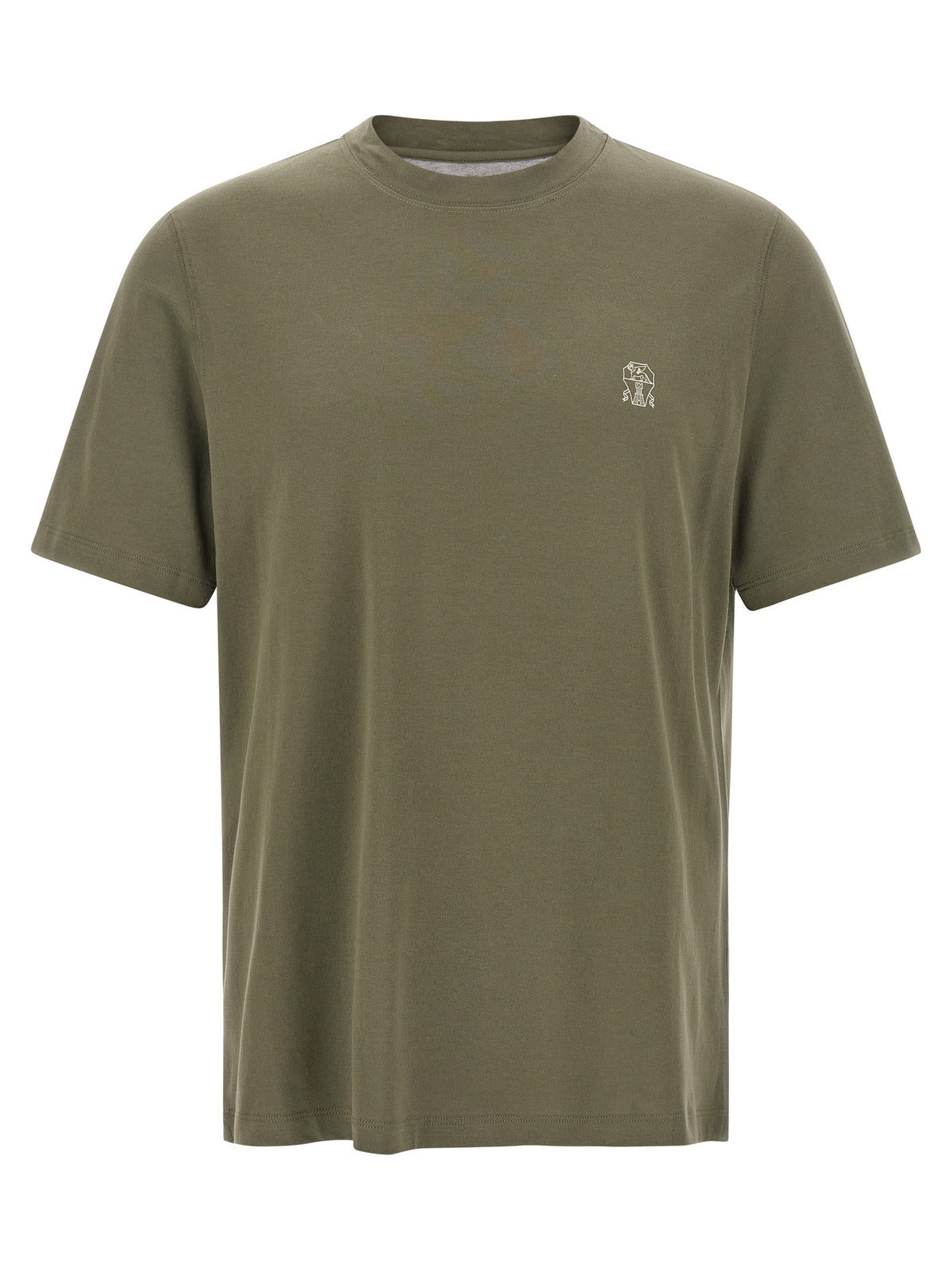 Brunello Cucinelli Bicolor Cotton T-Shirt
