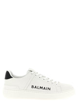 Balmain Bicolor Calfskin Low Top Sneakers