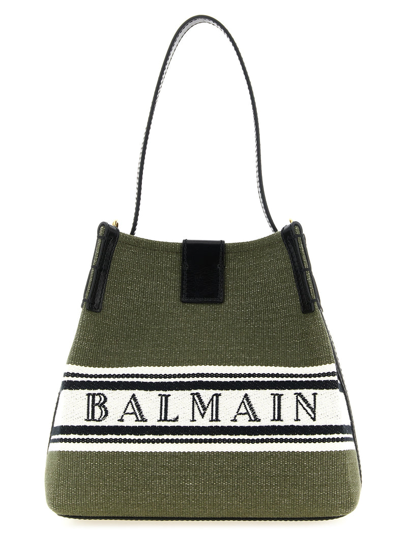 Balmain Bicolor Cotton Handbag