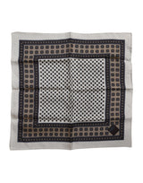 Dolce & Gabbana Multicolor Geometric Handkerchief Pocket Scarf