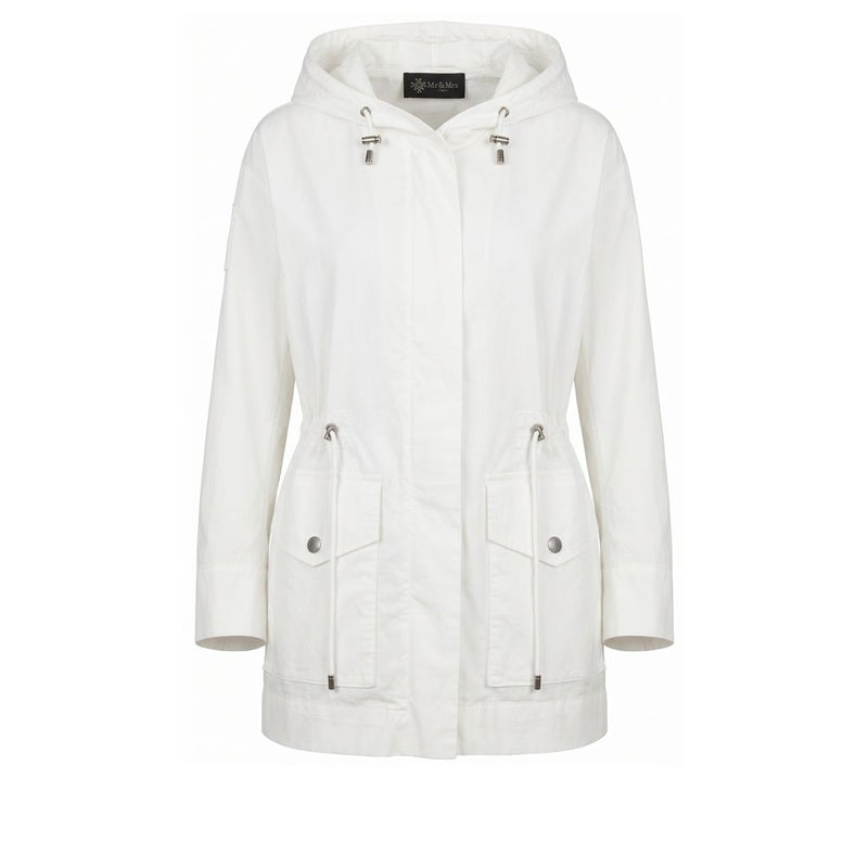 Mr&Mrs Italy White Cotton Women Jacket