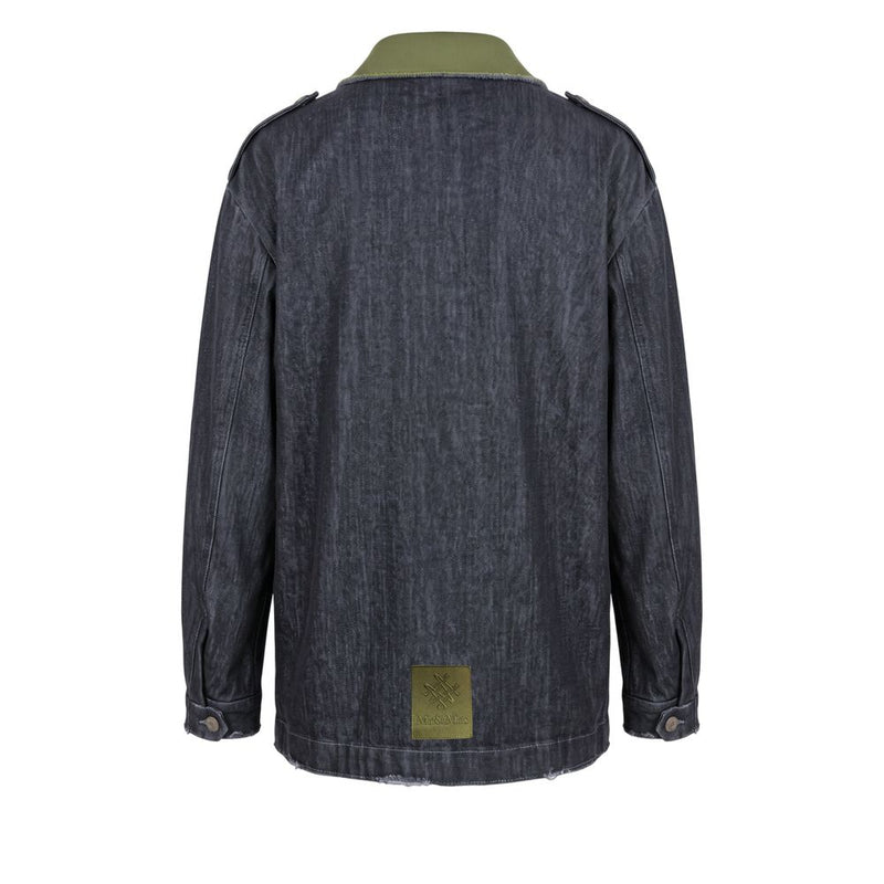 Mr&Mrs Italy Grey Cotton Men Jacket