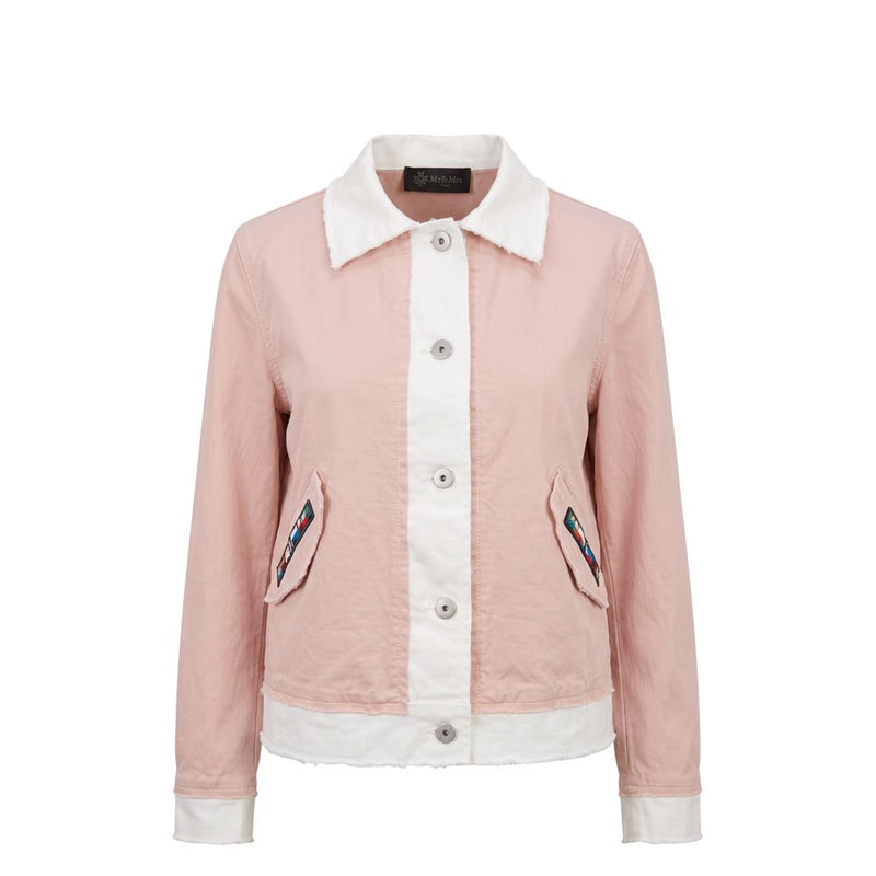 Mr&Mrs Italy Pink Cotton Women's Jacket