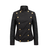 Mr&Mrs Italy Black Cotton Women Jacket