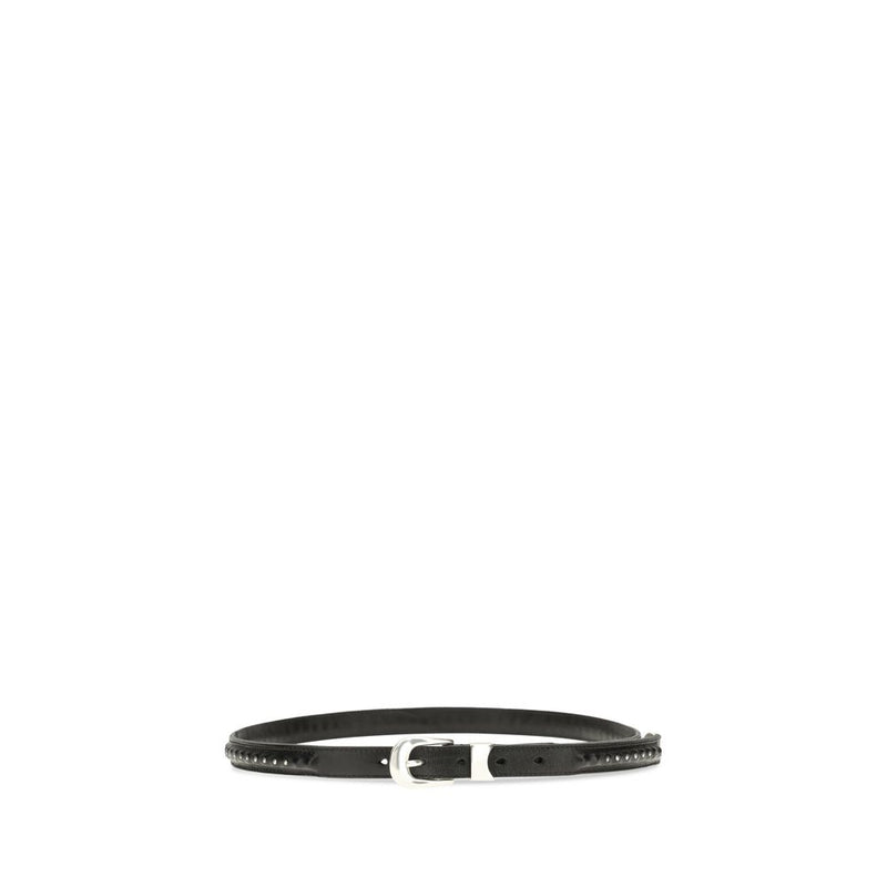 Our Legacy Black Calf Leather Bos Taurus Regular Belt