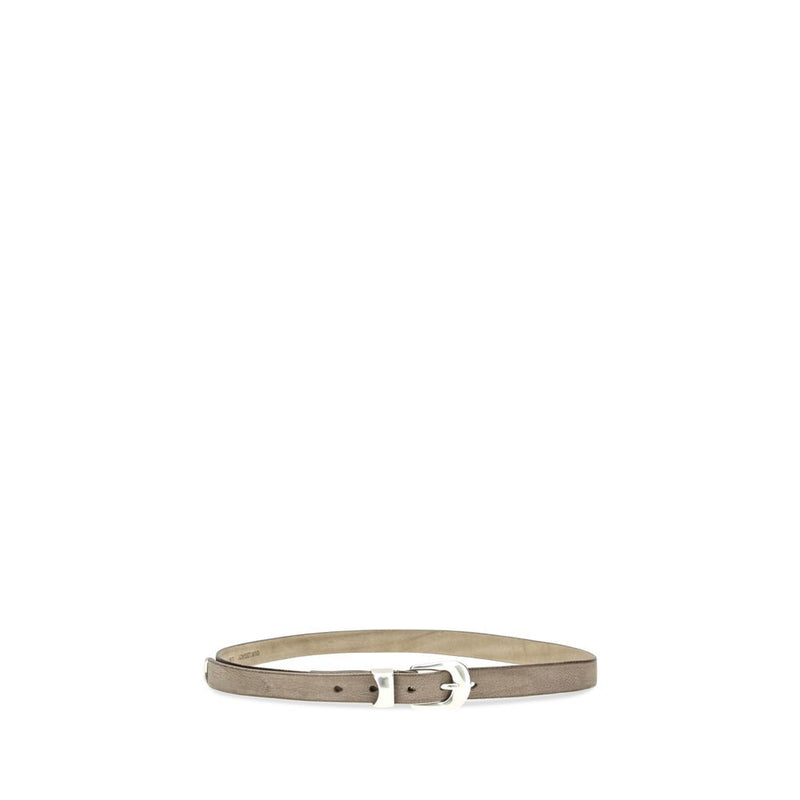 Our Legacy Brown Calf Leather Bos Taurus Thin Belt