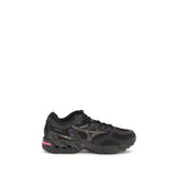 MIZUNO Black Fabric Athletic Sneakers